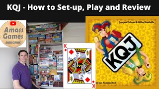 KQJ  How to setup play and review  Amass Games  Traditional card games [upl. by Tiler]