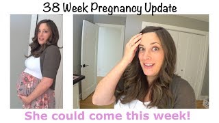 38 Week Update  1 cm amp 80  Labor Signs  Nesting [upl. by Anirret]