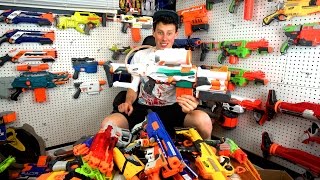 The NERF Gun Game 40 Weapons and Blasters [upl. by Blunk184]