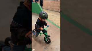 Rohan at North shore bike Park 😊 bike bikeride cutebaby [upl. by Cathleen]