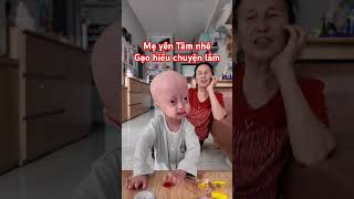 Gạo hiểu chuyện lắm Mẹ Mai tepgaofamily begaotihon baby funny shorts family progeria funny [upl. by Molli]