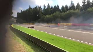 Anthoine Hubert dies after Formula 2 Crash Spa  Francorchamps Close footage August 31 2019 [upl. by Autum476]