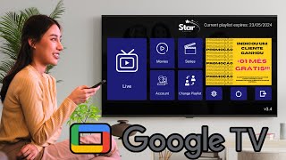 😁 Como instalar IPTV na Google TV com o Star Player 🌟 [upl. by Huebner]