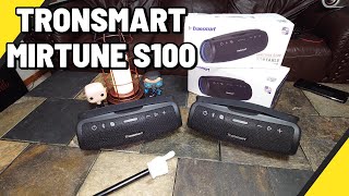 Tronsmart Mirtune S100 Unboxing 📦 Single Speaker amp TWS Demo 🔉🔉 Binaural Recording 4K Video [upl. by Malaspina]