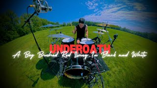 Underoath  A Boy Brushed Red Living In Black and White  Drum cover [upl. by Sergius]