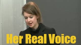 Elizabeth Holmes Real Voice [upl. by Ailisec]