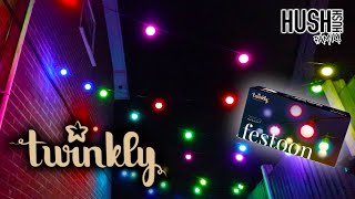 Twinkly Festoon Lights Full Unboxing amp Set Up [upl. by Cadmann]