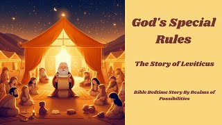 Gods Special Rules The Story of Leviticus under 5 minutes  Bible Bedtime Stories for Kids [upl. by Revart724]