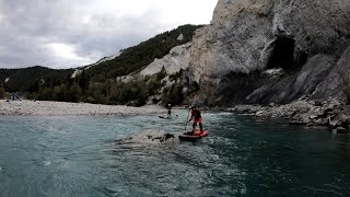 Rheinschlucht 2 Ilanz  Versam Wildwasser SUP [upl. by Reeher]