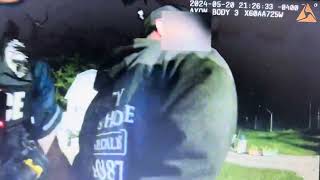 Hopkinton RI police bodycam of Joe Francis in May 2024 In July he caused a large incident [upl. by Kotz143]