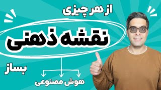 آموزش ساخت مایند مپ جذاب نقشه ذهنی [upl. by Weisburgh]