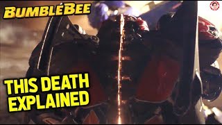 The Reason Why Cliffjumper was Killed off In Bumblebee 2018 Explained [upl. by Erhard]