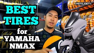 YAMAHA NMAX V1 and V2  Best Tires and Size Recommended  Motojoetv [upl. by Rog897]