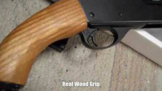 Sawedoff shotgun Full Metal BodyReal Wood Grip [upl. by Ree897]