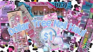 Dollar Tree Nail Haul 1 Nail Supplies [upl. by Ethbun]