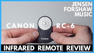 Canon RC6 Infrared remote review [upl. by Eterg]