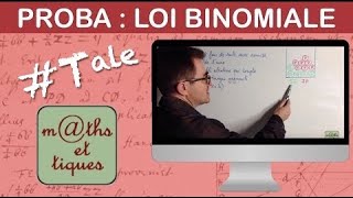 Calculer une probabilité avec une loi binomiale  Terminale [upl. by Hales]