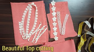 Trendy Top Cutting Stitching  How to Make Designer Girls Top Cutting and Stitching [upl. by Marthena81]