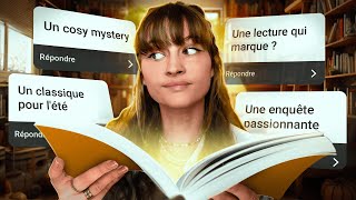 Je vous recommande DES LIVRES selon vos ENVIES [upl. by Ahtaela769]