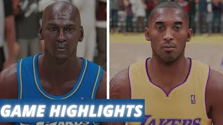 Michael Jordan vs Kobe Bryant Last Duel Highlights Next Gen NBA 2K21 [upl. by Sadoff79]