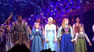 Frozen  The Musical Theatre Royal London Curtain Call 11072024 [upl. by Rdnaskela]