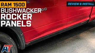 20092018 RAM 1500 Bushwacker Trail Armor Rocker Panels Review amp Install [upl. by Cointon]