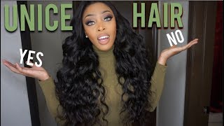 UNICE BODYWAVE HAIR EXTENSIONS REVIEW  Ashley Deshaun [upl. by Milore77]