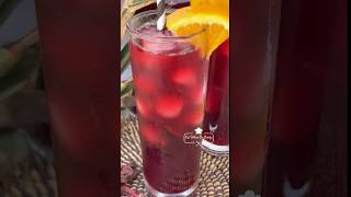 Jus Bissap Hibiscus juice  crédit lesdelicedecherifa bissap hibiscus senegal [upl. by Musser]