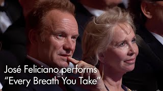 José Feliciano performs Every Breath You Take at the Polar Music Prize ceremony 2017 [upl. by Nesto830]