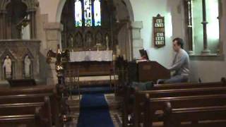 Welsh Hymn Tune quotEbenezerquot St Nicholas Church Nicholaston Gower Peninsula Swansea [upl. by Nylad379]