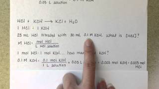 Strong Acid Titration Calculations [upl. by Illoh]