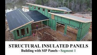 Building With SIP Panels  Segment 1  Homes at Center Hill Lake TN [upl. by Grigson]