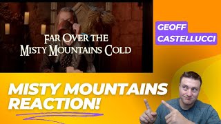 💯Far Over the Misty Mountains Cold Geoff Castellucci Reaction 💥 [upl. by Norene850]