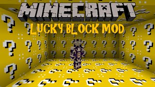 LUCKY BLOCK MOD Minecraft 1710  18 Review en español 2016 [upl. by Tarrel]