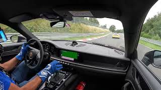 992 gt3 vs 9912 gt3 rs MR in traffic Nurburgring [upl. by Loutitia]