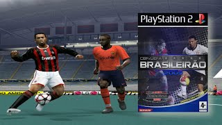 Winning Eleven 2009 JLeague Fan made patch  Indoor Match  Milan v Barca  PS2 [upl. by Martynne]