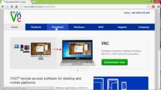 Install Real VNC viewer on Windows [upl. by Beshore]