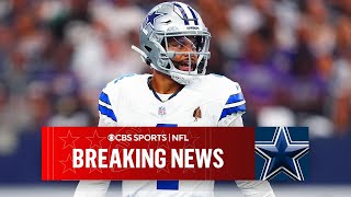 Dak Prescott expected to miss multiple weeks with injured hamstring [upl. by Oralle]