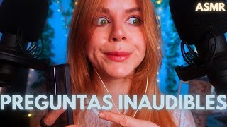 ASMR ENTREVISTA MUY RARA PREGUNTAS INAUDIBLES [upl. by Giorgi324]