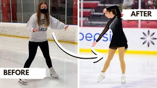 I BECAME A COMPETITIVE FIGURE SKATER IN 2 YEARS… I STARTED AT 15  2 year figure skating progress [upl. by Norrej242]