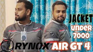 Rynox air gt 4 jacket  best riding jacket with chest protector  riding jacket under 7000 [upl. by Yehudit]