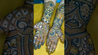 Beautiful bridal mehendi design 😍subscribe bridalmehndi art artcraftbysuchana ytshorts shorts [upl. by Asenav]