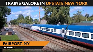 Fairport New York USA  Virtual Railfan LIVE [upl. by Aderb]