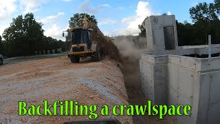 Backfilling The 9000sq ft Crawlspace [upl. by Alyad]