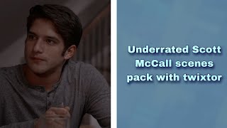 Underrated Scott McCall scenes pack with twixtor  1080p no BG music [upl. by Hahsia]