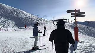 Meribel 20232024 opening season Opa skiing 7 december 2023 [upl. by Laamak]