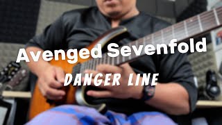 Avenged Sevenfold  Danger Line SOLO Guitar Cover [upl. by Aubree]