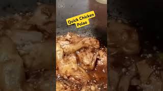 Quick Chicken PolaoEasy and Quick dinner Recipe [upl. by Adnofal]