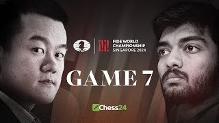 GUKESH vs DING FIDE WORLD CHAMPIONSHIP 2024 Game 7  Will It Be Decisive [upl. by Otti]