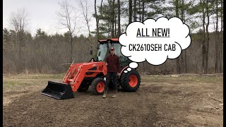 Kioti CK2610SE HST CAB Tractor w Loader  Walkthru ALL NEW [upl. by Buna]